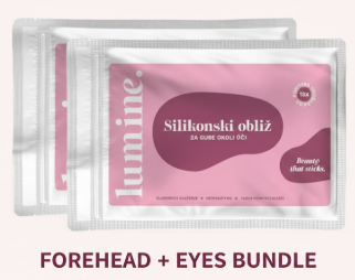 Bundle - Silikonski obliži proti gubam – OČI + ČELO
