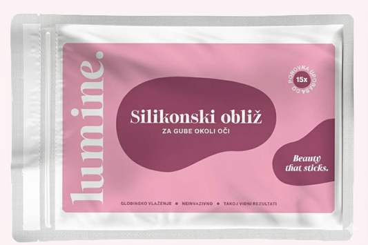 Silikonski obliž za gube okoli oči