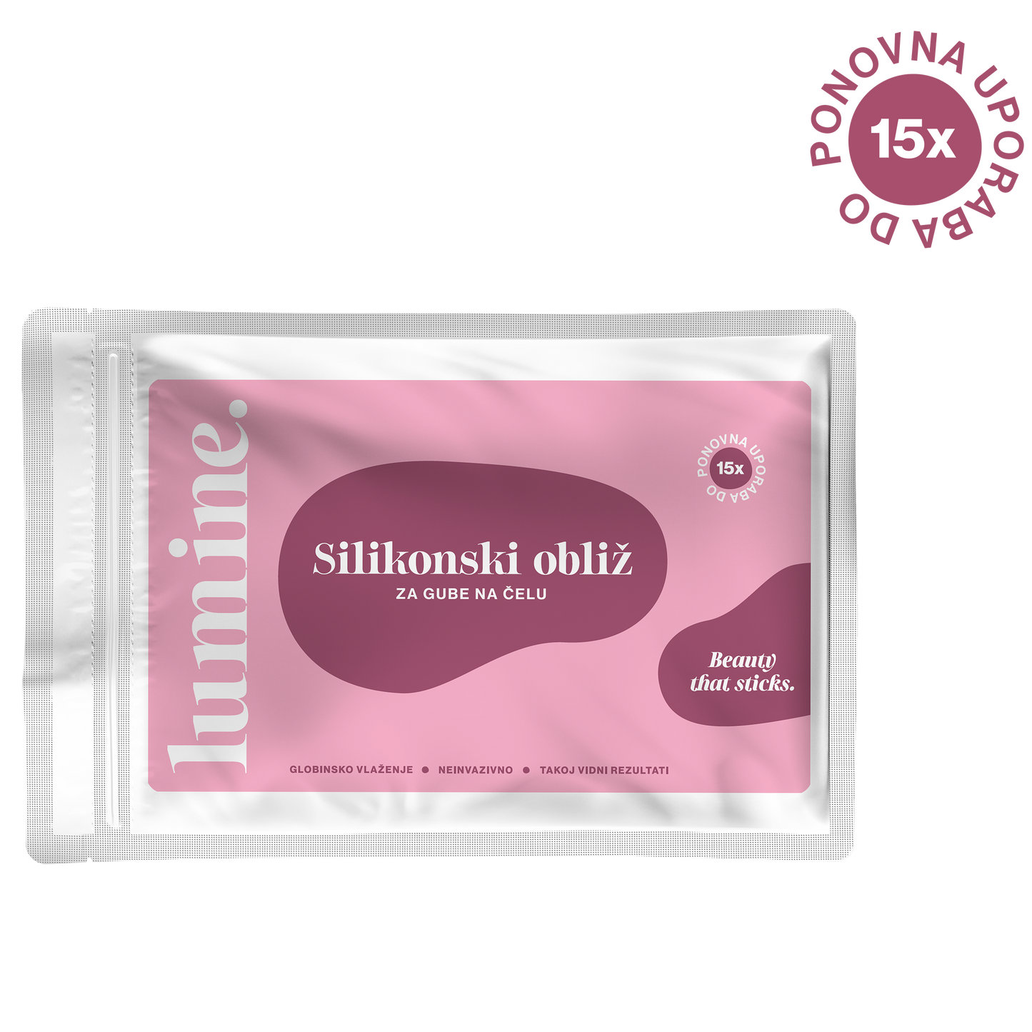 Silikonski obliž za gube na čelu