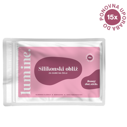 Silikonski obliž za gube na čelu